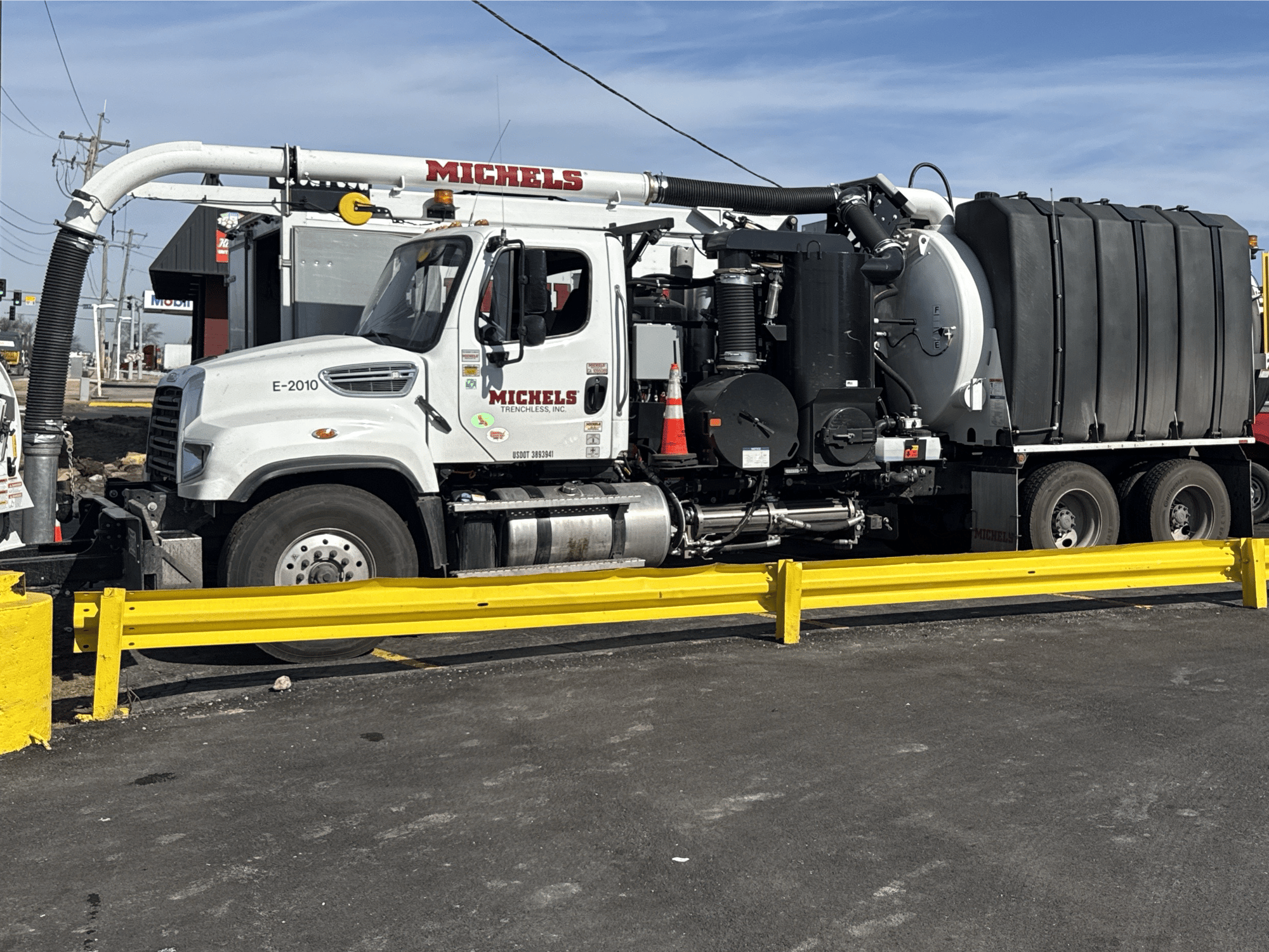 Vac Truck Set Up At 116+59 Vac Truck Set Up At 116+59